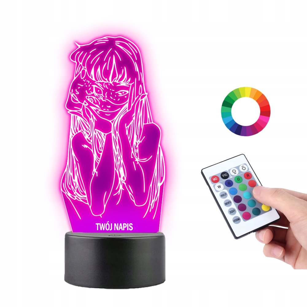 Lampka na Biurko Statuetka Led Anime Itou Junji