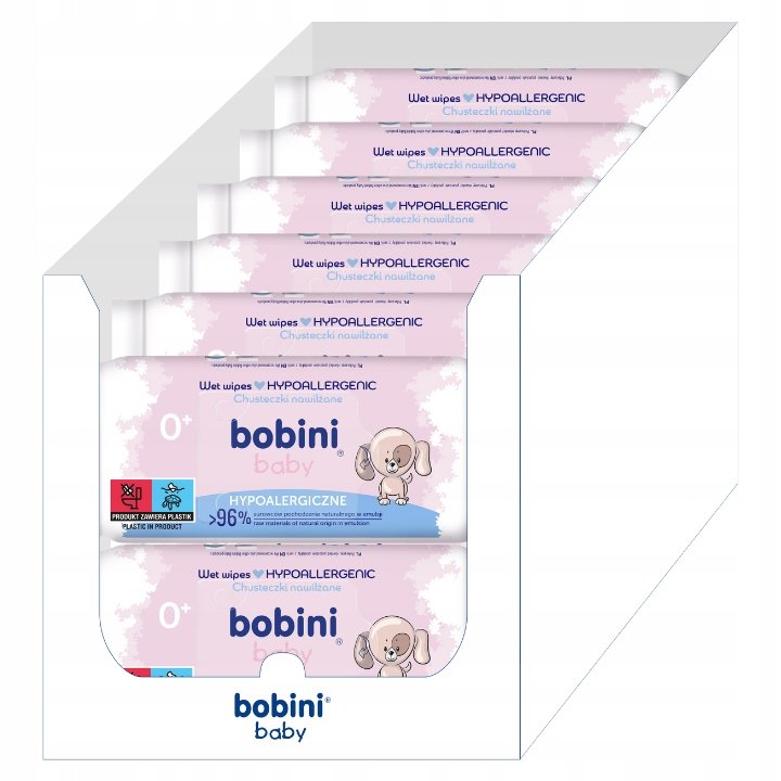 Bobini Baby Chusteczki Nawilżane dla Dzieci 14x60 szt.