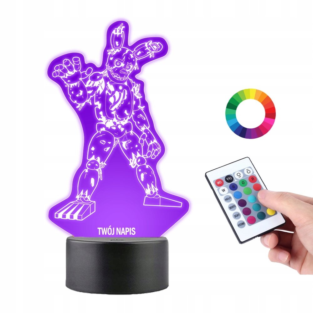 Lampka na Biurko Statuetka Gra FNAF William Afton