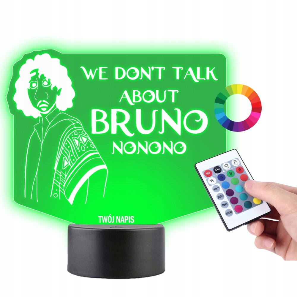 Lampka na Biurko Statuetka Led Bajka Encanto Bruno