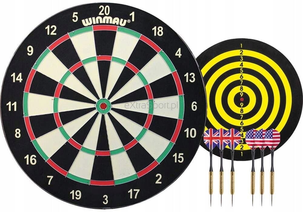 Winmau winmau Family Dart Board zestaw w/Darts & Accessories Sale by winmau 774485