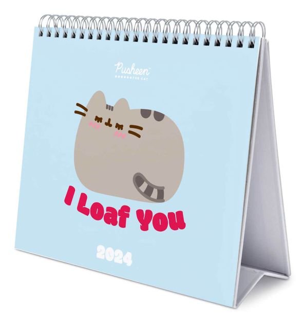 Pusheen Purrfect Love Collection - biurkowy kalendarz 2024