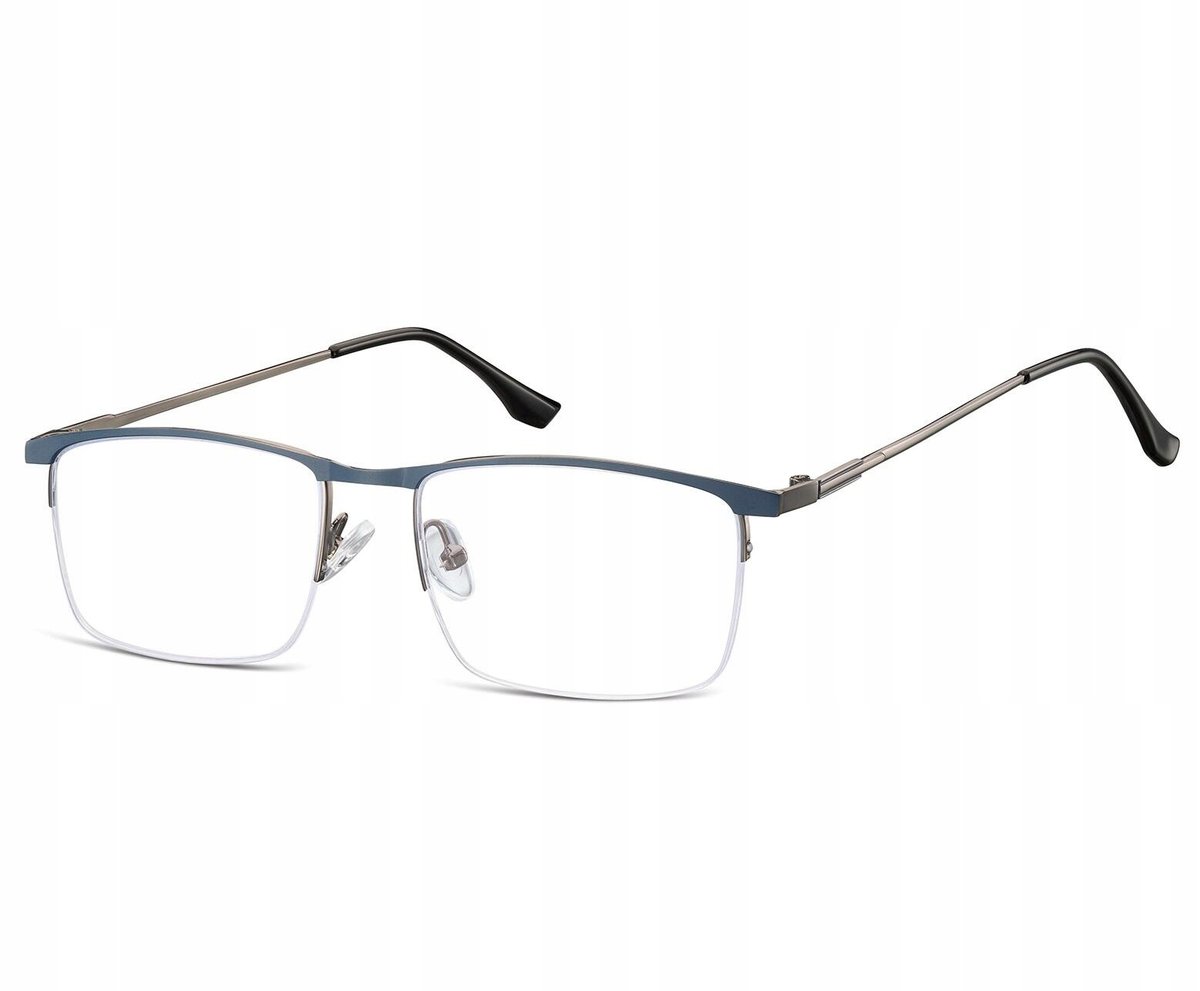 Sunoptic Okulary zerówki korekcyjne Prostokątne Żyłkowe 892B granatowo-grafitowe