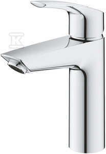 Bateria umywalkowa Grohe Eurosmart jednouchwytowa, rozmiar M, chrom, ogranicznik przepływu 5,7 l/min., głowica Ceramiczna 28 mm, korek push-open,