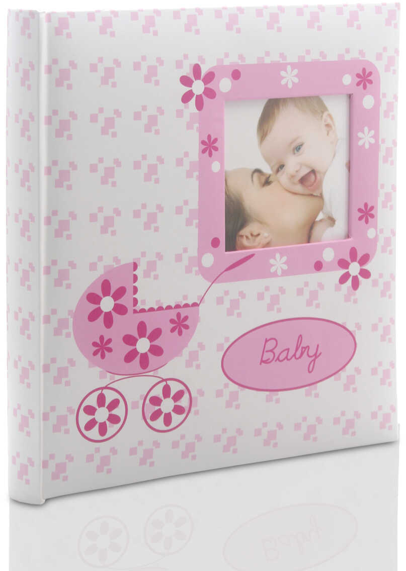 Dziecięcy album na zdjęcia wklejane Wózek Róż (tradycyjny 60 białych stron)