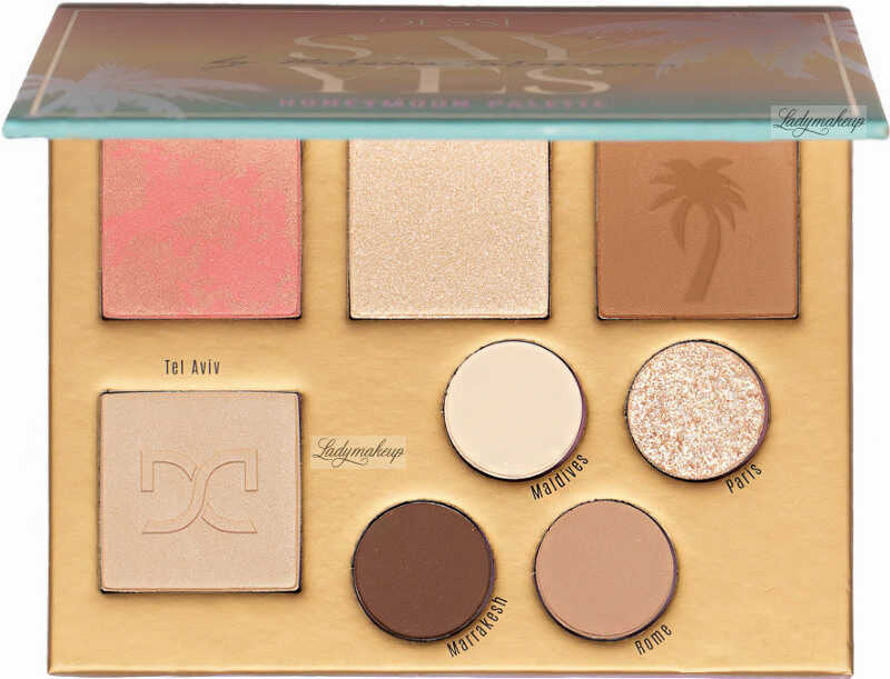 DESSI - SAY YES by Marzena Tarasiewicz - HONEYMOON EYE AND CHEEK PALETTE - Paleta do makijażu twarzy i oczu - EDYCJA LIMITOWANA - 24,5 g