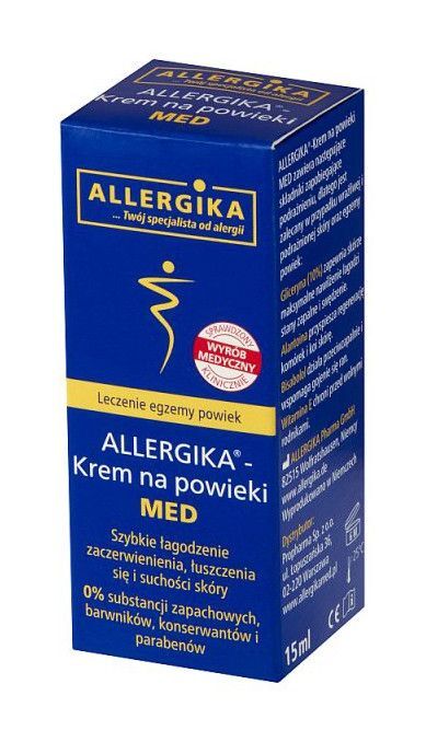 ALLERGIKA Krem na powieki MED, 15 ml