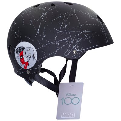 Kask rowerowy DISNEY Marvel Comics D100 Czarny dla Dzieci (rozmiar L)