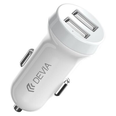 DEVIA Ładowarka samochodowa Smart z kablem 8pin 2x