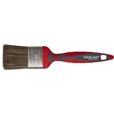 Pędzel płaski premium 50mm,rączka 2k-tpr,ss,do drew.,proline