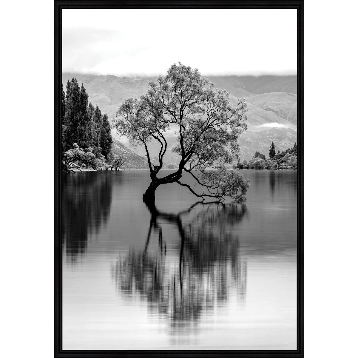 Obraz Drzewo na Jeziorze 70 x 100 cm