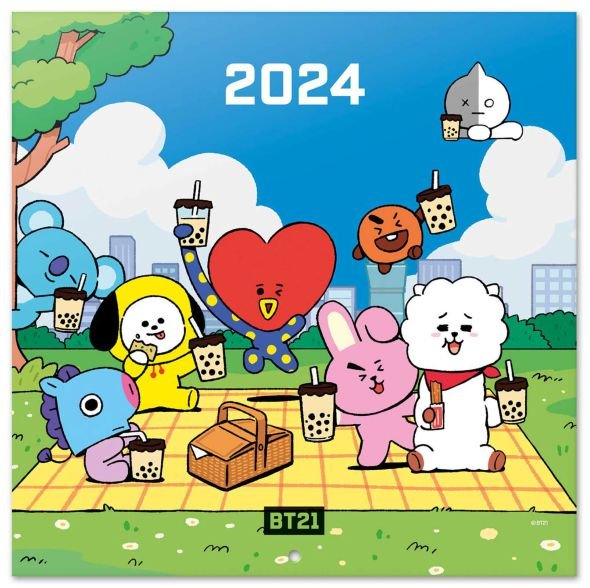 BT21 - kalendarz 2024