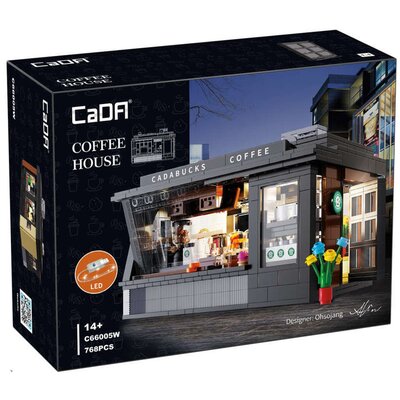 Cada klocki kawiarnia Cadabucks Coffee House 768 elementów światło LED