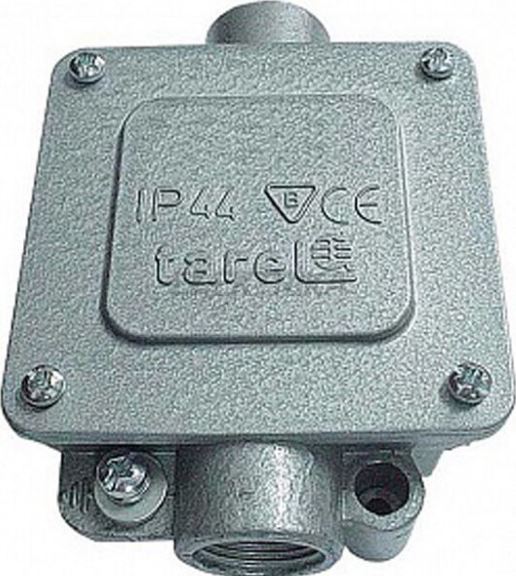 Puszka natynkowa IP55 metalowa, odgałęźnik 5x4, 4-wyjścia - PG13,5