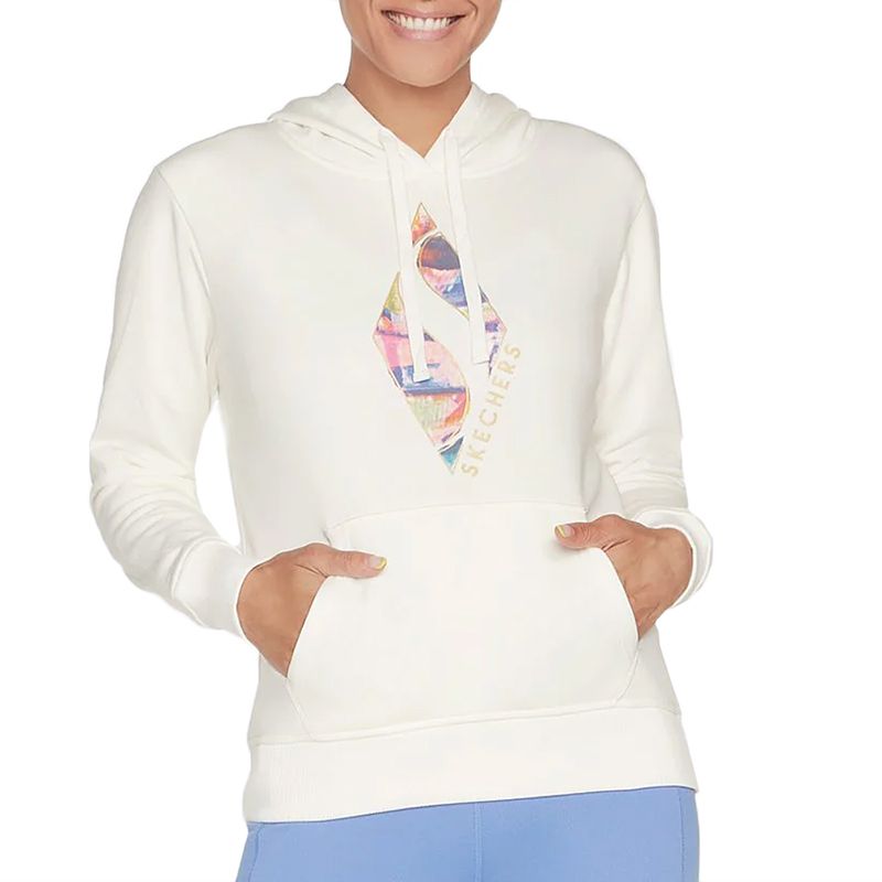 Bluza Skechers Watercolor Diamond WHD84WSL - beżowa