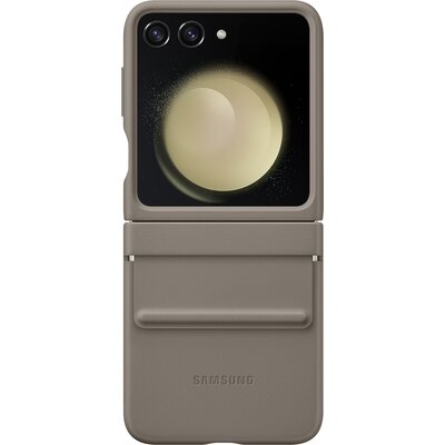 Samsung Flap ECO-Leather Cas do Galaxy Z Flip5 brązowe
