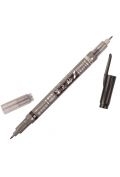 flamaster brush pen fudenosuke twin tip