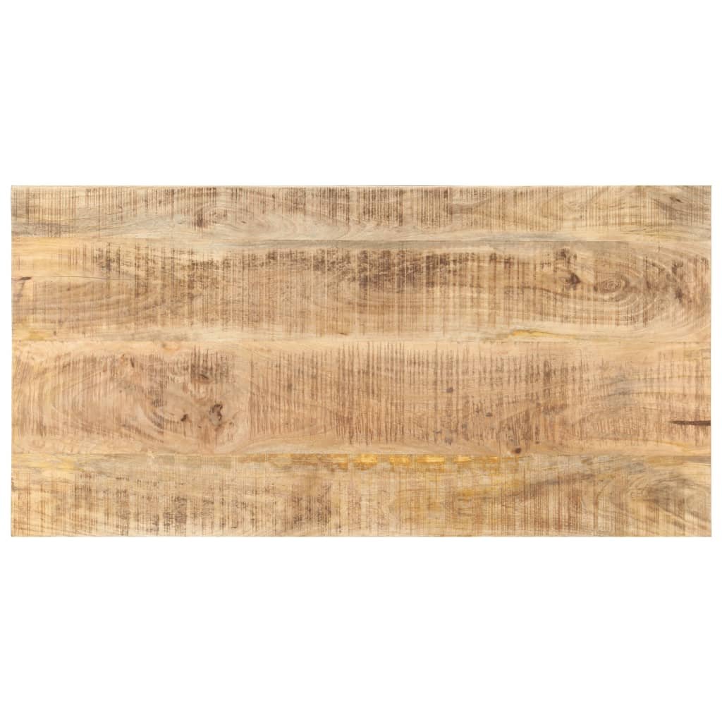 vidaXL Blat stołu, lite drewno mango, 25-27 mm, 100x60 cm vidaXL
