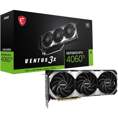 MSI GeForce RTX 4060 Ti Ventus 3X OC 16GB DLSS 3