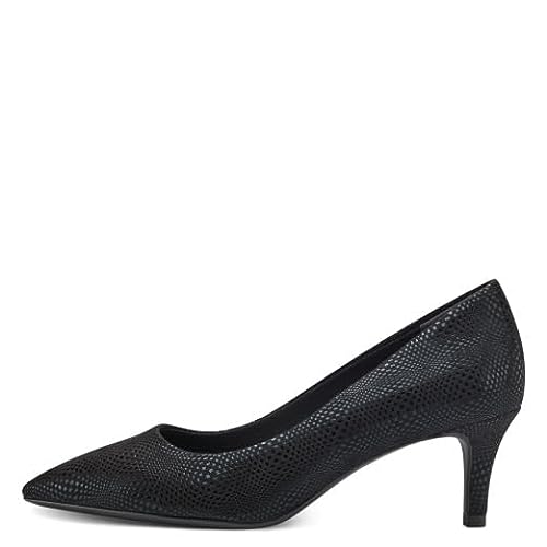 Tamaris Damskie czółenka 1-1-22413-41, Black Struct, 37 EU, Black Struct, 37 eu