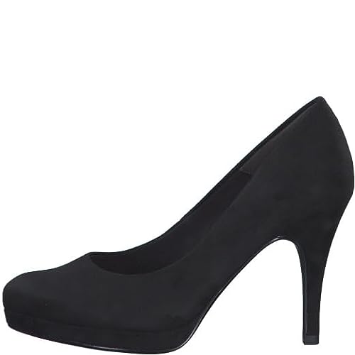 Tamaris Damskie czółenka 1-1-22447-41, czarny zamsz, 40 EU, czarny zamsz, 40 EU