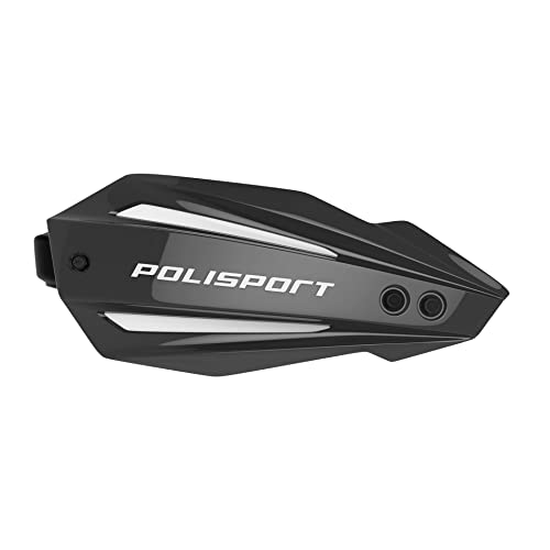 POLISPORT 8308600001 - BULLIT FWA 2 punkty mocowania z plastikowym prętem MX-Style z zestawem montażowym, dołączonym do wszystkich modeli MX/enduro en kolor czarny