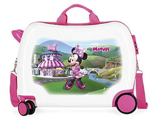 Disney Minnie Joyfull Walizka dla dzieci Wielobarwny 50x38x20 cms Sztywne ABS Numeryczne zapięcie szyfrowe 34L 2,1Kgs 4 Koła Bagaż ręczny, Wielobarwny