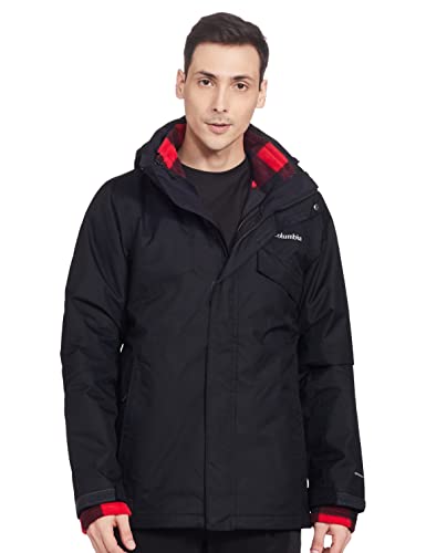 Columbia Męski płaszcz zimowy Bugaboo II 3 w 1, zamienny, czarny, L