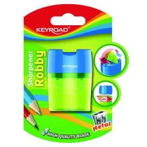 Keyroad Temperówka metalowa podwójna z pojemnikiem