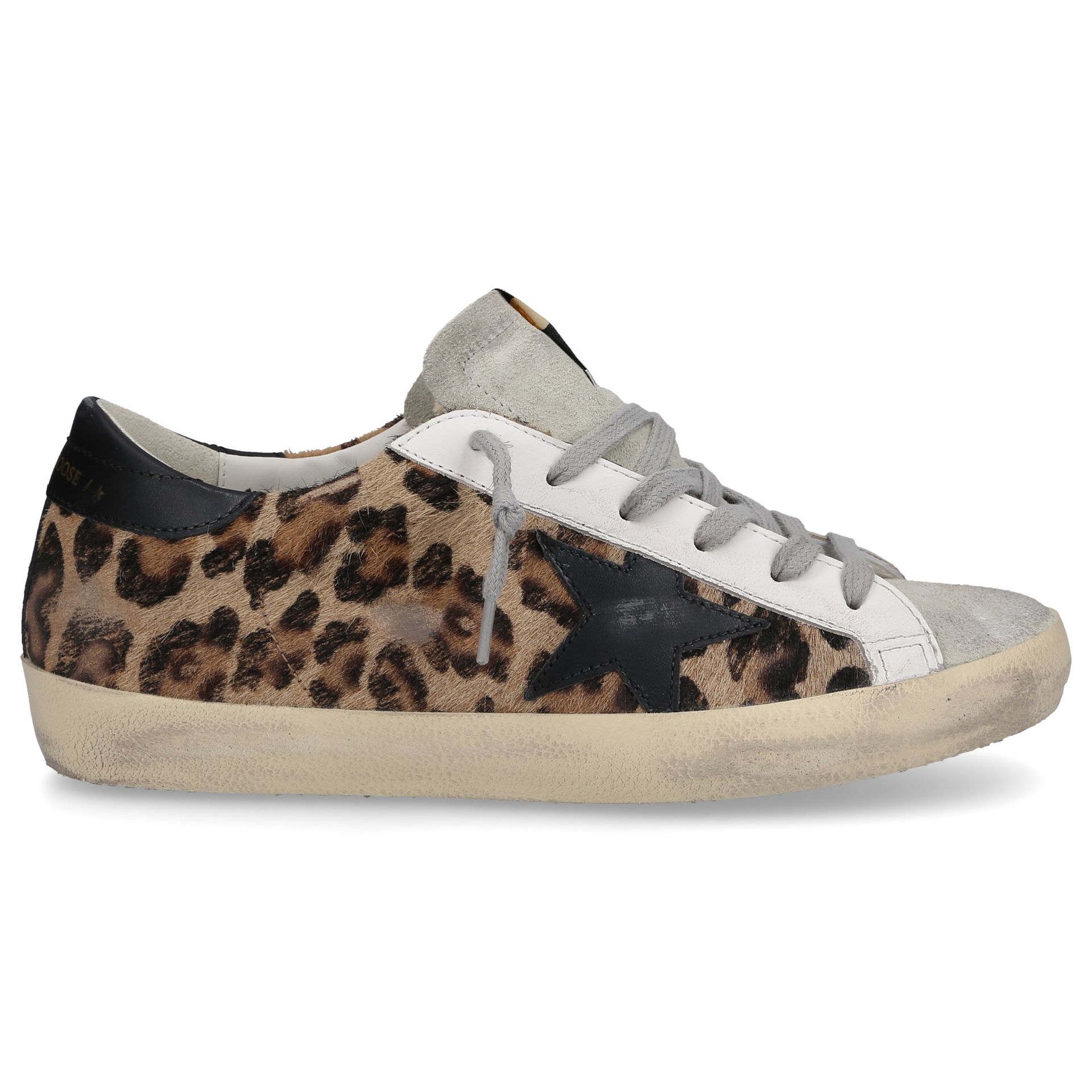 Golden Goose Trampki niskie SUPER-STAR skóra kucyka