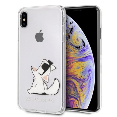 Karl Lagerfeld Choupette Fun - Etui do iPhone Xs Max (Przezroczysty) KLHCI65CFNRC (KF000127)