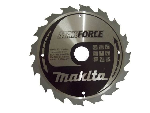 Tarcza do drewna MAKITA Makforce MB-08230, 16 zębów, 21x21 cm