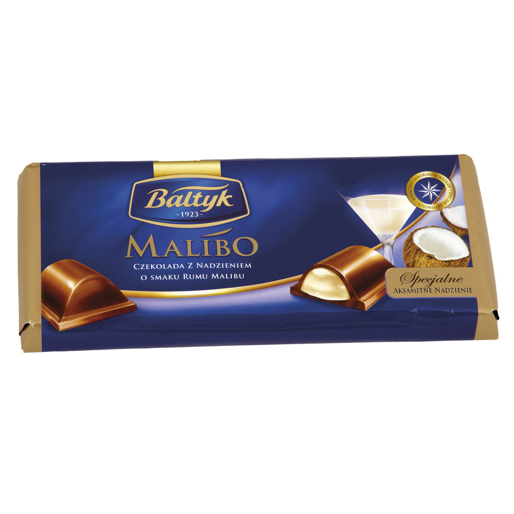 BAŁTYK CZEKOLADA NADZIEWANA MALIBO 152G