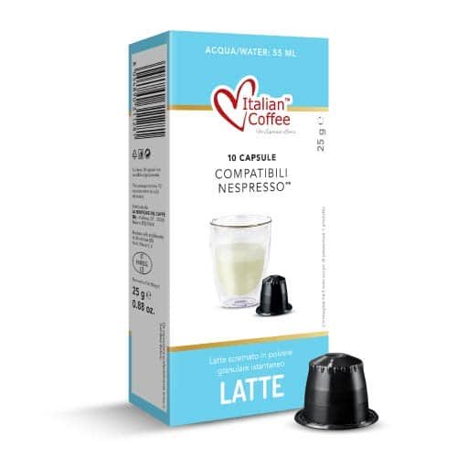 Italian Coffee Latte scremato (mleko w proszku) kapsułki do Nespresso - 10 kapsułek