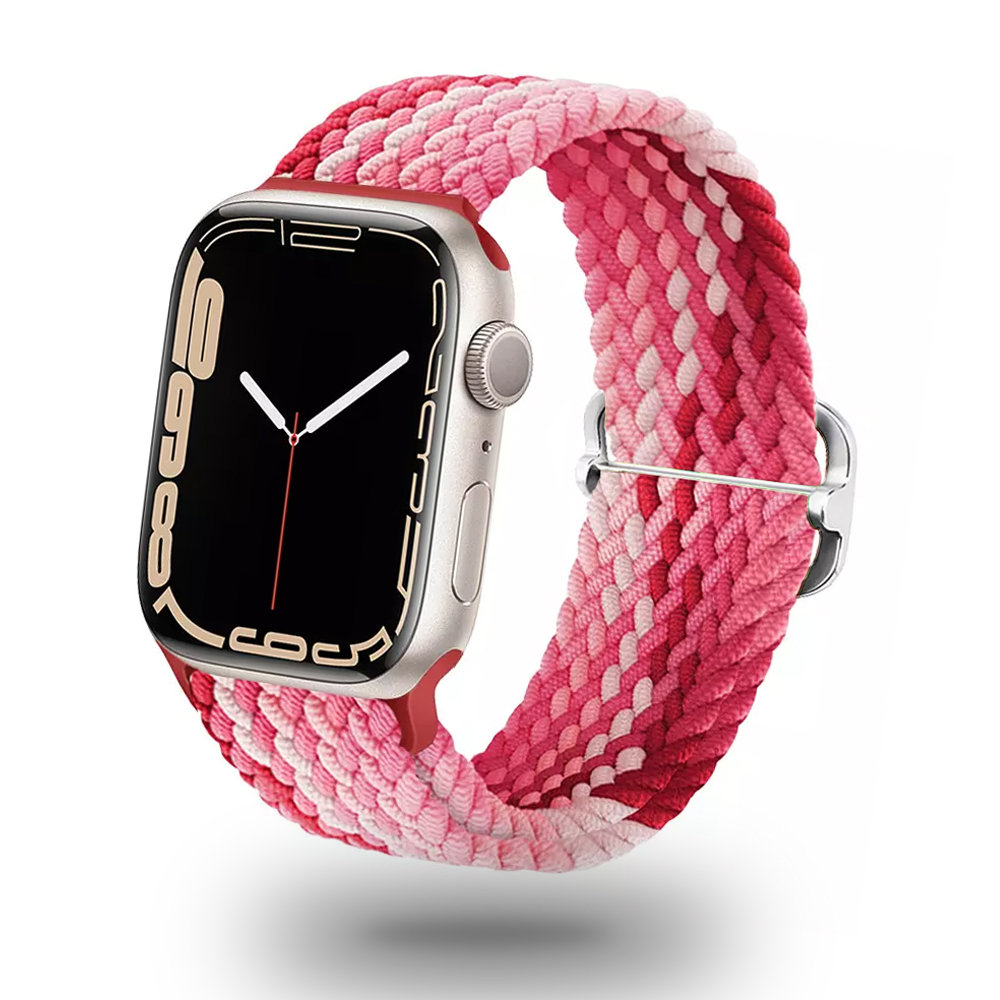 Wymienna Pleciona Opaska Apple Watch 38/40/41Mm Różowa