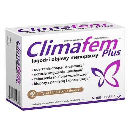 NORIS PHARMA Climafem Plus x 30 tabletek powlekanych