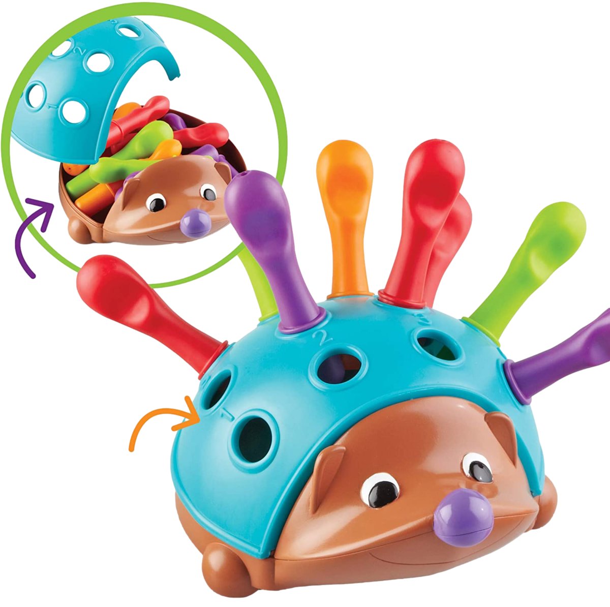 Sorter Montessori nauka motoryczna układanka Jeżyk