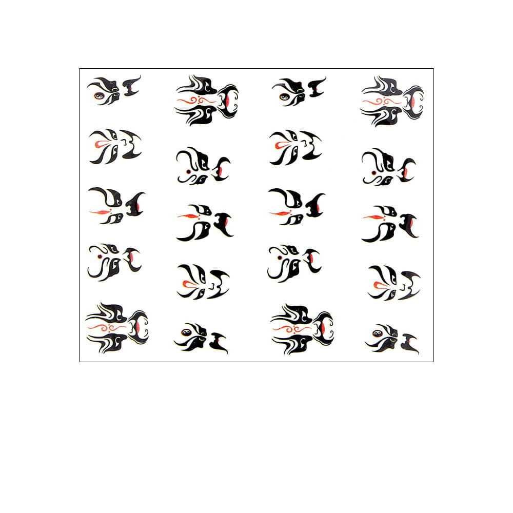 Allepaznokcie Naklejki wodne do paznokci Nr 027