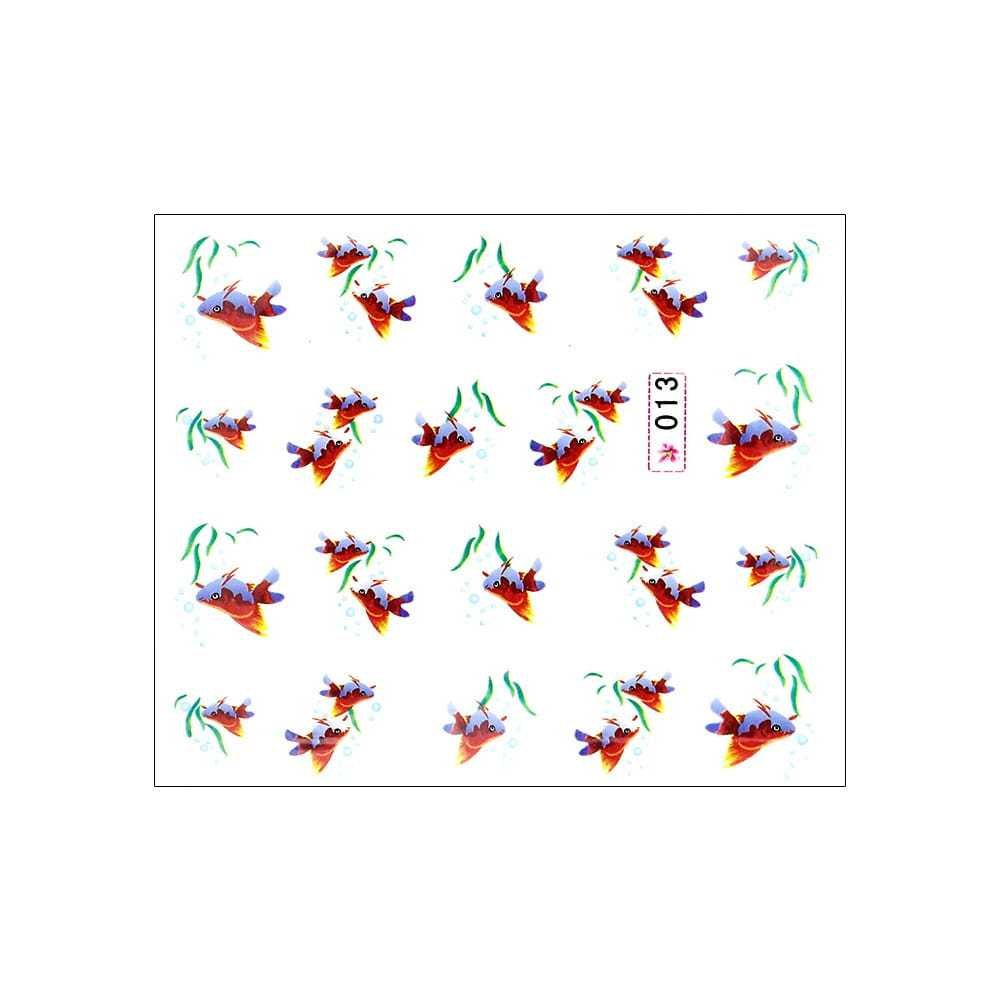 Allepaznokcie Naklejki wodne do paznokci Nr 013