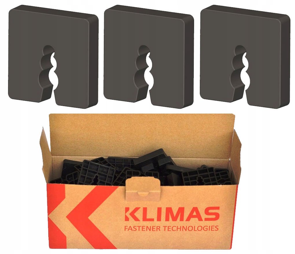 PODKŁADKI DYSTANSOWE WYRÓWNUJĄCE 10mm DW-10 50 szt