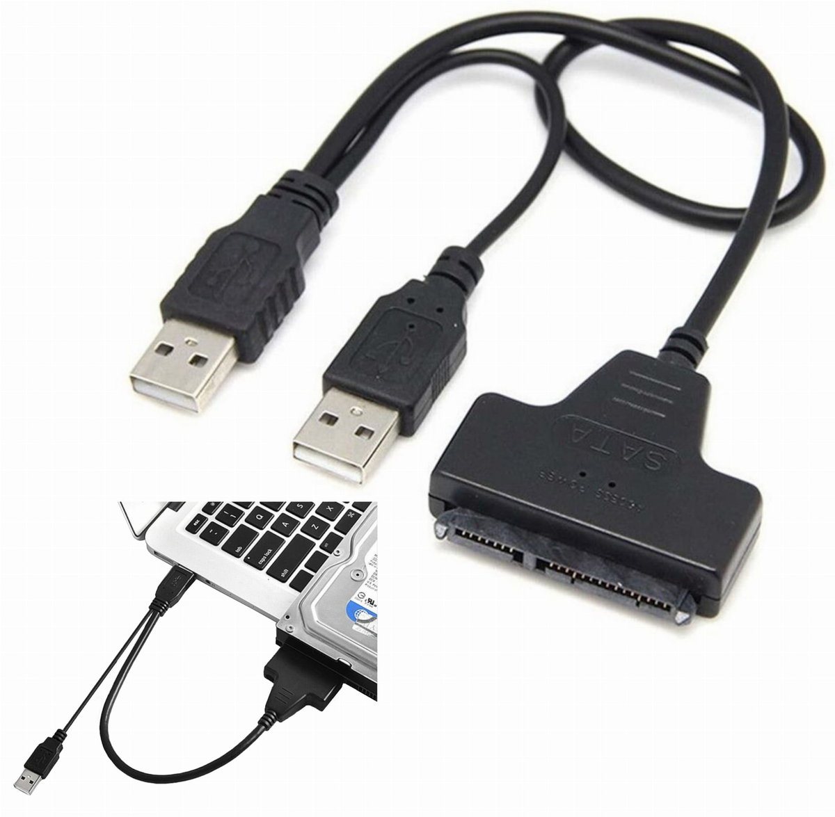 Adapter Usb 2.0 do dysków 2,5