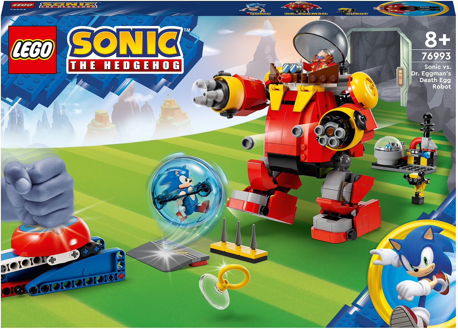 LEGO Sonic the Hedgehog Sonic kontra dr. Eggman i robot Death Egg 76993