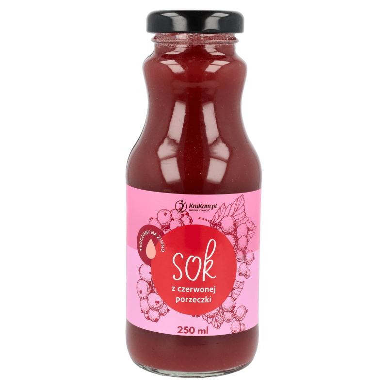 Sok z czerwonej porzeczki 250ml