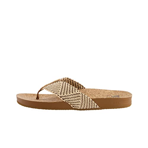 Damskie japonki damskie Reef Cushion Strand, czekoladowe, 40,5 EU, Czekolada, 40.5 EU