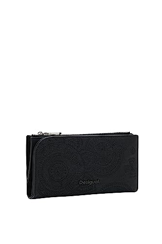 Desigual Damski portfel Mone_Dejavu INES Bi-Fold Wallet, czarny, 18.5