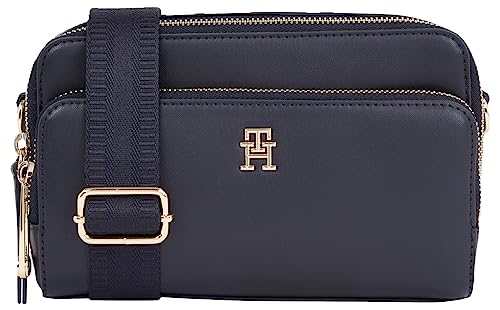 Tommy Hilfiger Damska kultowa torba na aparat Tommy Solid Crossovers, jeden rozmiar, niebieski (Kosmiczny Błękit)