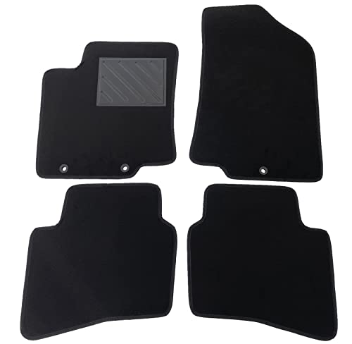 Maty do Kia Rio III (UB) 08.2011>01.2017 na dopasowanie, antypoślizgowe, wzmocnione gumowe listwy i guziki mocujące