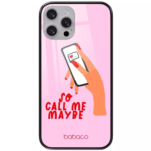 ERT GROUP etui na telefon Apple Iphone 13, case oryginalny i oficjalnie licencjonowany przez Babaco, wzór Call me maybe 001, wykonany z hartowanego szkła, etui ochronne