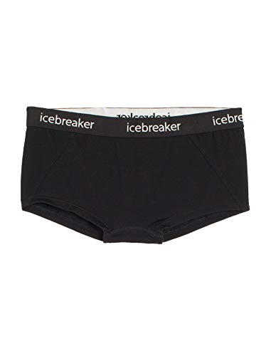 Icebreaker Damskie spodnie typu hotpants bielizna, czarna/czarna, XL