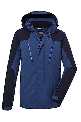 Killtec Męska kurtka funkcyjna/kurtka outdoorowa z odpinanym kapturem KOW 25 MN JCKT, ciemnoniebieska, XL, 39708-000